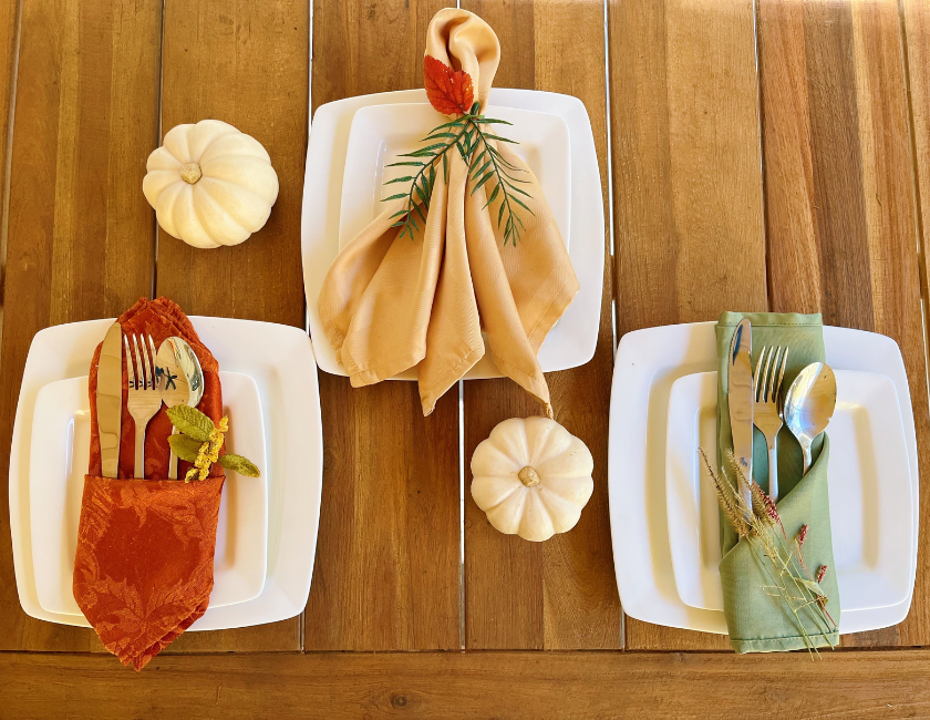 Serviettes folding sales